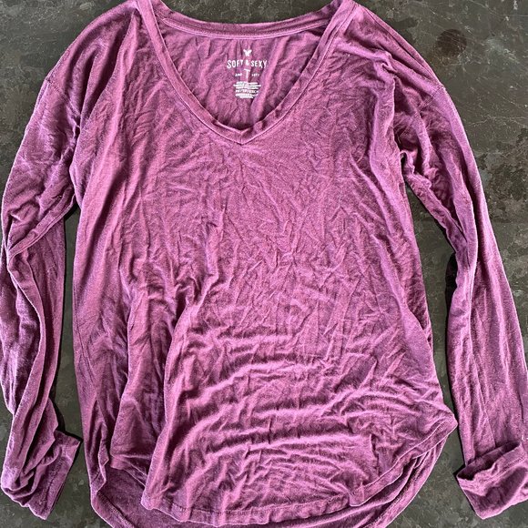 American Eagle Soft+Sexy Long Sleeve Top - Picture 4 of 4